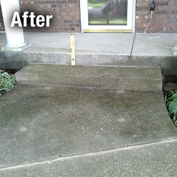 Muncie Concrete Step Repair - After